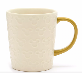 Disney Parks Mickey Cream Mug Homestead Collection New