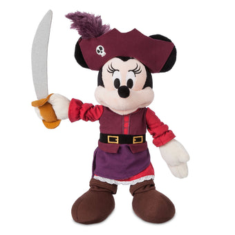 Disney Parks Minnie Mouse Pirates Of The Caribbean 11" Plush Doll New