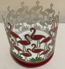 Bath and Body Works 2022 Flamingo Flock 3 Wick Candle Holder New with Tag