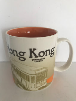 Starbucks Global Icon Collection Hong Kong Ceramic Coffee Mug New