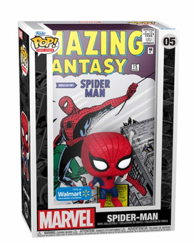 Funko Pop! Cover Art Disney Marvel Amazing SpiderMan Vinyl Bobblehead Exclusive