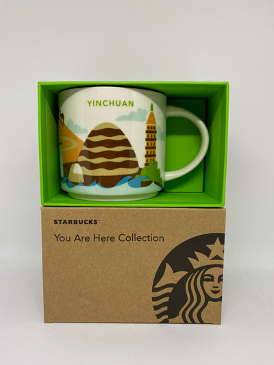 Starbucks You Are Here Collection Yinchuan China Ceramic Coffee Mug New With Box