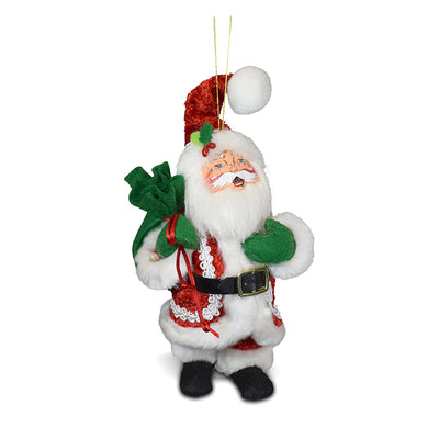 Annalee Dolls 2022 Christmas 5in Crimson Crush Santa Ornament Plush New with Box