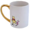 Disney Parks Winnie the Pooh and Piglet Golden Ceramic Coffee Mug New