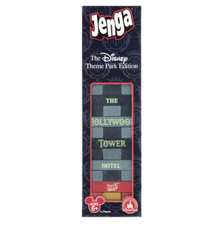 Disney Theme Park Edition Hollywood Tower Hotel Jenga Game New with Box