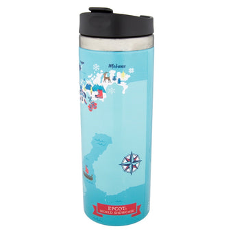 Disney Parks Epcot Mickey & Friends Norway Stainless Steel Tumbler New
