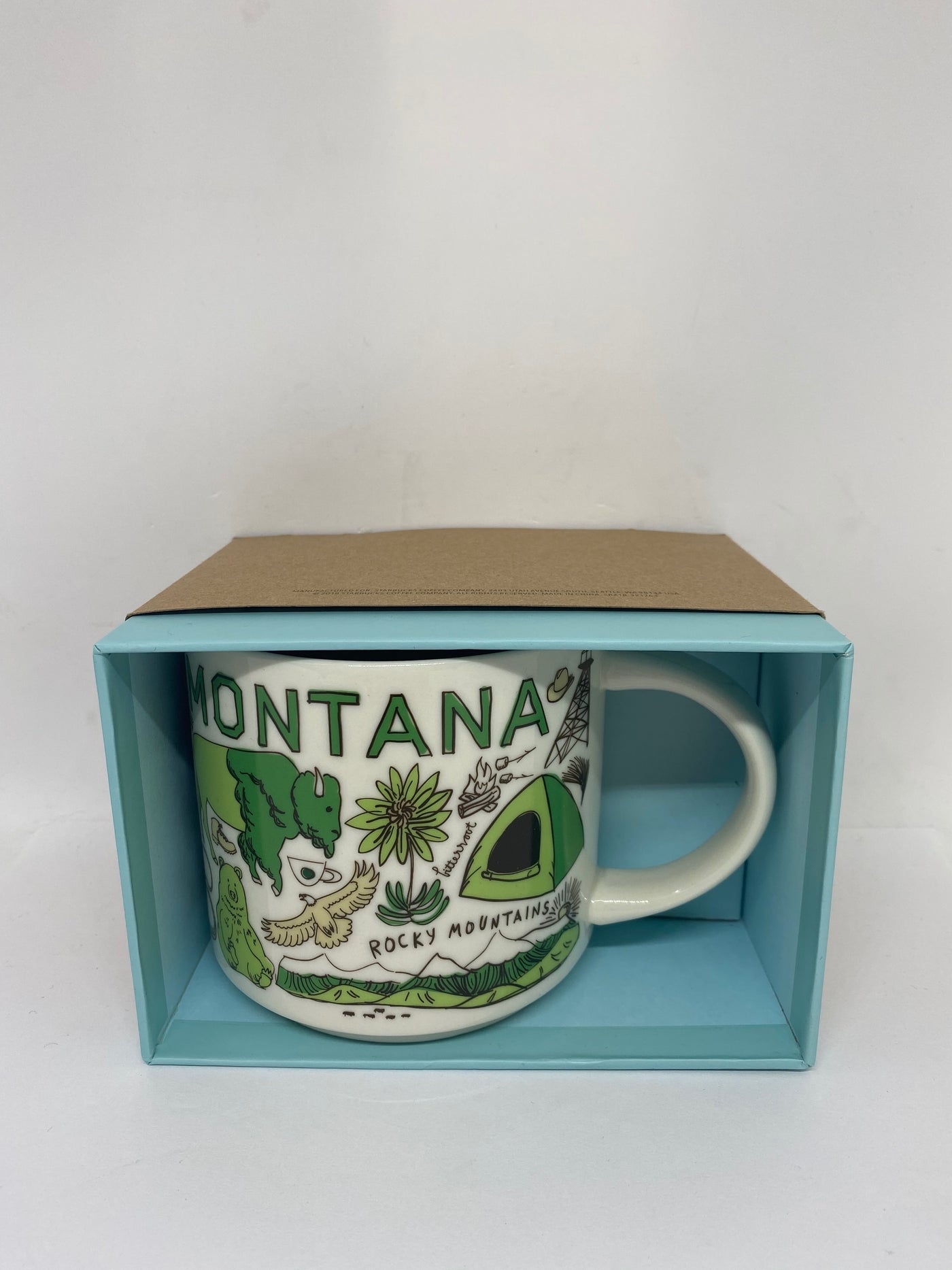 Starbucks Been There Series Collection Montana Coffee Mug New With Box