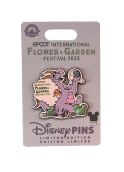 Disney EPCOT Flower and Garden Festival 2023 Figment Limited Pin New w Card