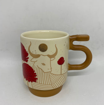 Starbucks 2021 Chinese New Year of Ox Ceramic Coffee Mug New