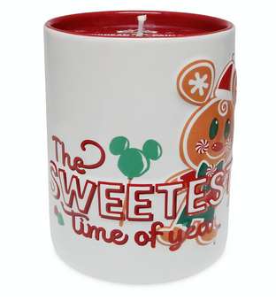 Disney Parks 2020 Christmas Mickey Gingerbread Scented Holiday Candle New