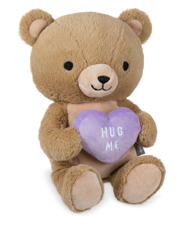 Hallmark Valentine Teddy Bear With Hug Me Candy Heart Plush New with Tag
