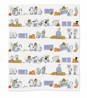 Hallmark Halloween Peanuts It's the Great Pumpkin Throw Blanket 50x60 New w Tag