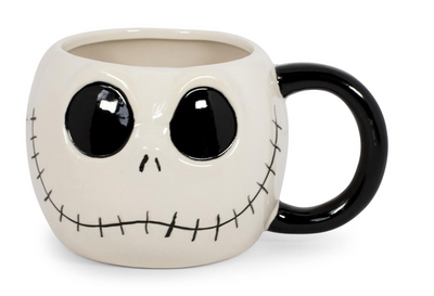 Disney The Nightmare Before Christmas Jack Skellington Sculpted Coffee Mug New