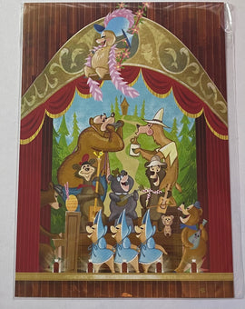 Disney Artist Country Bear Jamboree by Sam Carter Postcard Wonderground New