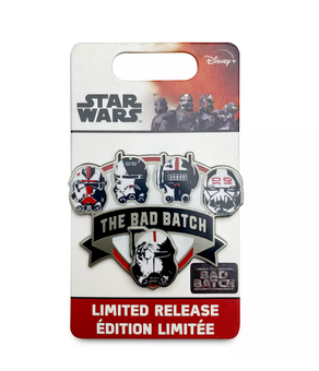 Disney Parks Star Wars The Bad Batch Helmet Limited Release Pin New with Card
