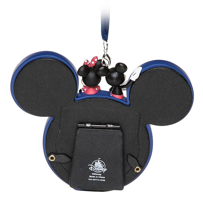Disney Parks WDW 2020 Mickey and Minnie Photo Frame Ornament New with Tag