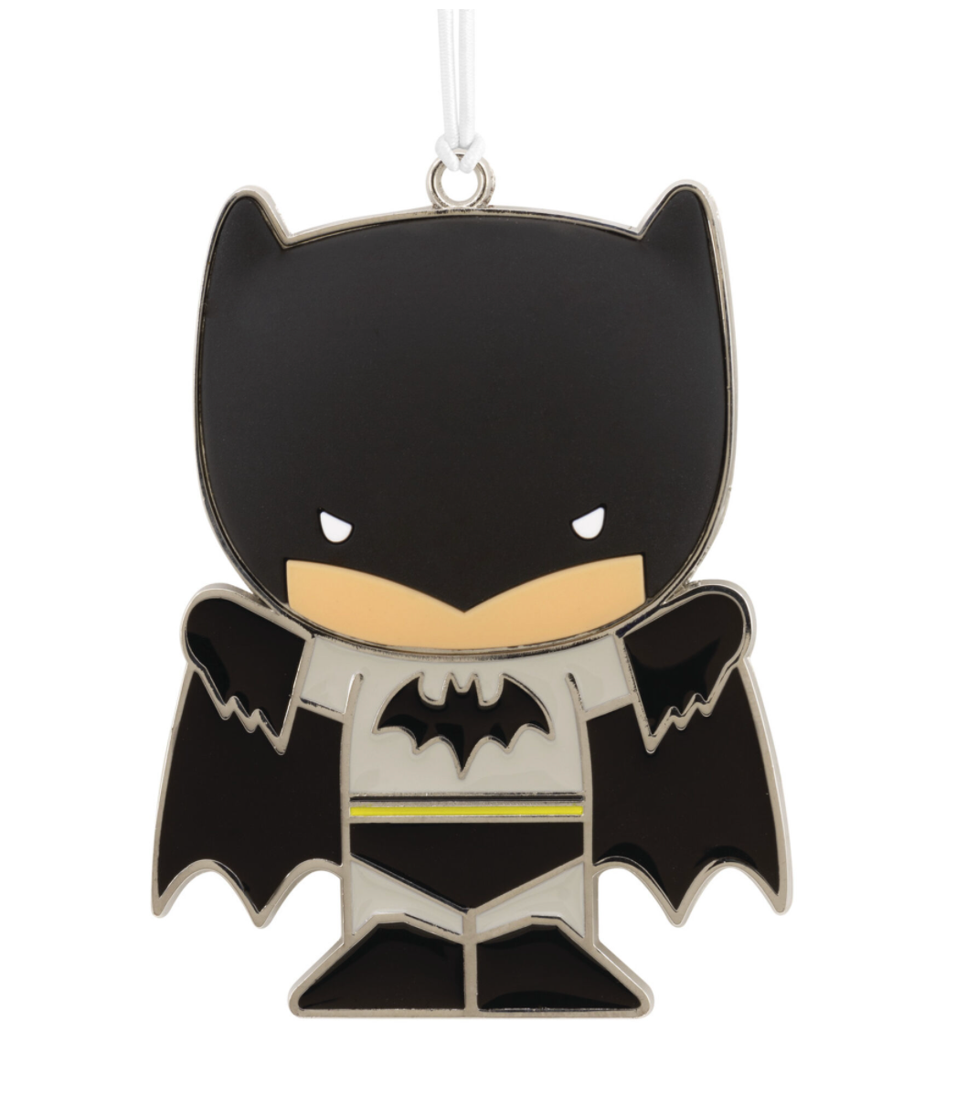 Hallmark DC Comics Batman Metal Christmas Ornament New with Card