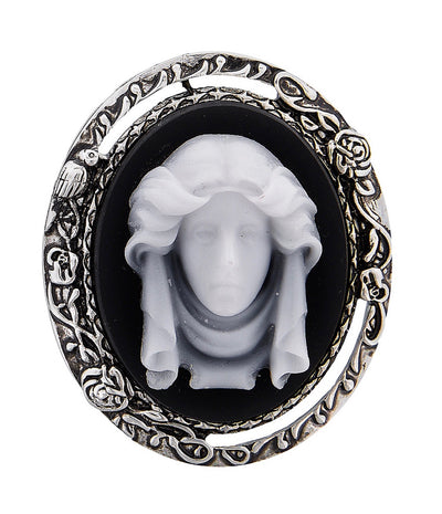 Disney Parks Madame Leota Sculpted Brooch Pin New with Card