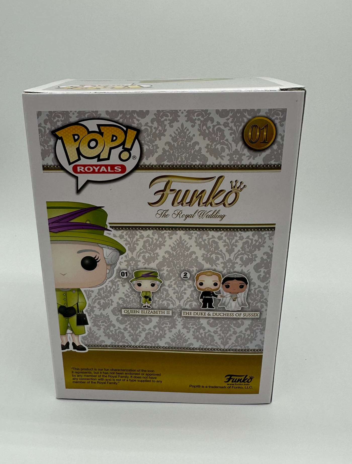 Funko POP! The Royal Wedding Queen Elizabeth II Vinyl Figure New with Box