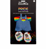 Disney NuiMOs Outfit Rainbow Shirt with Overalls and Sneakers New with Card