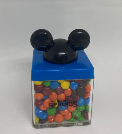 Disney Springs M&M's World Blue Mickey Ears Cube Minis Milk Chocolate New