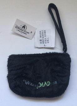 Disney Parks Shanghai Cheshire Cat We're All Mad Here Coin Purse Plush New Tags