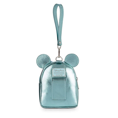 Disney Parks Minnie Mouse Sequin Arendelle Aqua Mini Wristlet Pack New with Tag