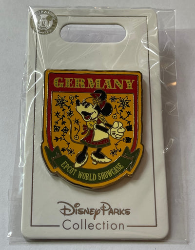 Disney Parks Epcot World Showcase Germany Minnie Pin New with Card