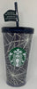 Starbucks Halloween 2021 Glow in the Dark Web Spider with Stickers Tumbler New
