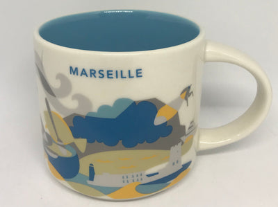 Starbucks You Are Here Collection Marseille Ceramic Coffee Mug New With Box