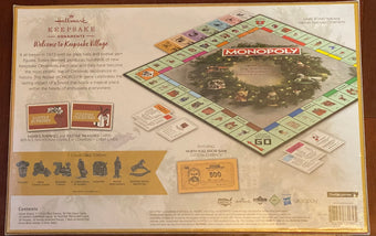 Hallmark Keepsake Ornaments Welcome to Keepsake Village Monopoly Game New