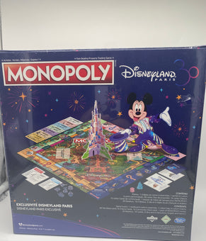 Disney Disneyland Paris Exclusive 30th Mickey Friends Monopoly Game English New