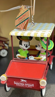 Disney Parks Mickey Minnie Saratoga Springs Light Up Christmas Ornament New Tag