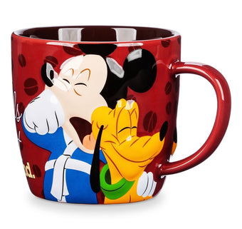 Disney Parks Mickey Pluto Morning Coffee and Friends Make Perfect Blend Mug New