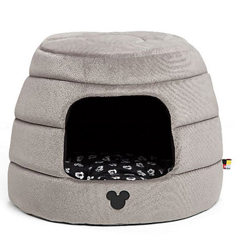 Disney Mickey Mouse Honeycomb Hut Pet Bed Gray Jumbo New with Tags