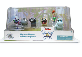 Disney Junior Puppy Dog Pals Figure Play Set Cake Topper New with Box