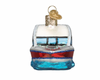 Old World Christmas Ski Boat Blown Glass Christmas Ornament New with Tag
