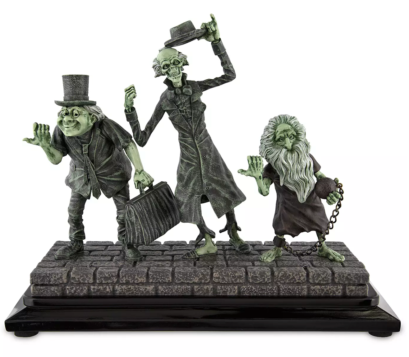 Disney Parks Hitchhiking Ghosts Light-Up Figure Haunted Mansion Figurine Statue