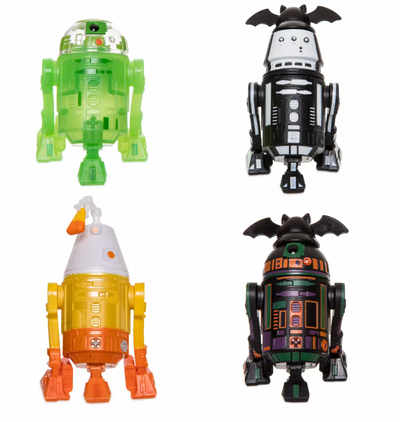 Disney Parks Star Wars Halloween Glow Droid Factory Figure Set New with Box