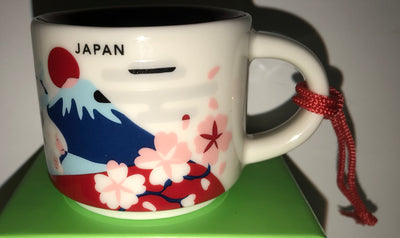 Starbucks Coffee You Are Here Japan Ceramic Mug Ornament New with Box