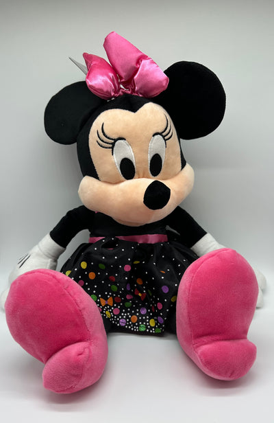 Disney Parks Shanghai Authentic 2019 Minnie Rocks Dots Plush New with Tags