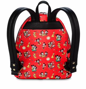 Disney Parks Minnie Mickey Pluto with Vespa Mini Backpack New with Tag