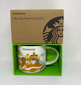 Starbucks You Are Here Roermond Netherland Ceramic Coffee Mug New with Box