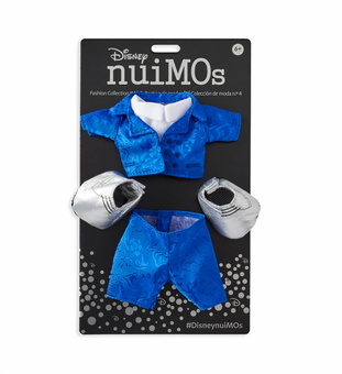 Disney NuiMOs Outfit Blue Tuxedo with Silver Shoes New with Card