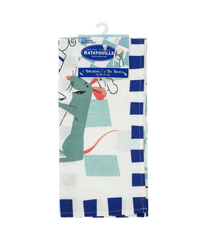 Disney Parks France Paris Ratatouille Remy Dish Towels Set of 2 New with Tags