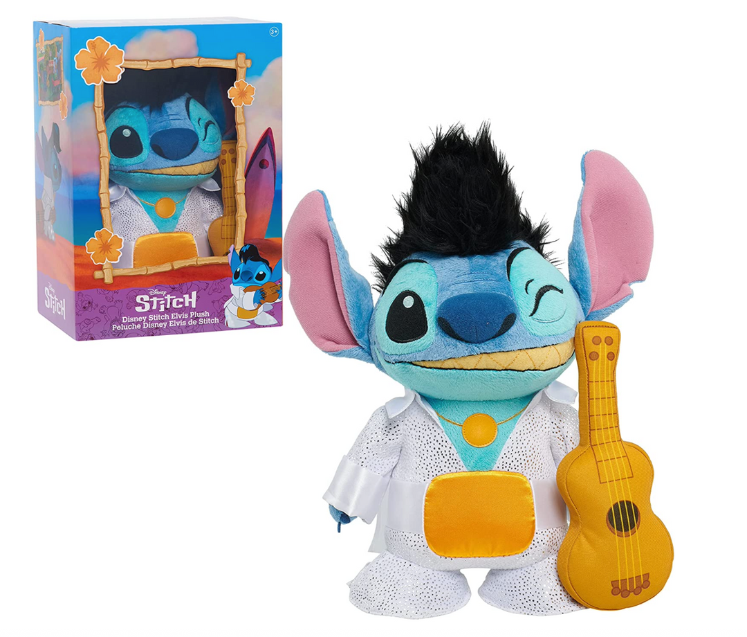 Disney Lilo Stitch Stitch Elvis 14-Inch Plush Toy New With Box