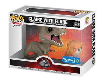 Funko Pop! Movie Moment Jurassic World Claire with Flare Exclusive New With Box