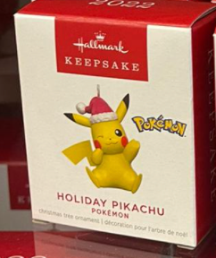 Hallmark 2022 Mini Pokémon Holiday Pikachu Christmas Ornament New With Box