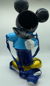 Disney Parks WDW 50th Celebration Mickey Popcorn Bucket with Lanyard New