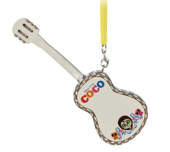 Disney Parks Coco Guitar Figural Christmas Ornament New with Tag